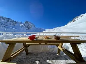 Appt pied des pistes, terrasse et parking couvert - La Mongie