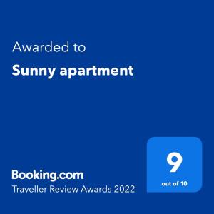 Sunny apartment
