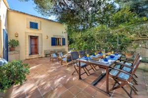 Villa Can Blau, big terrace with amazing sea views