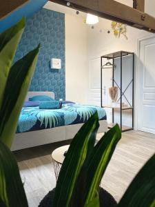 Appartements NG SuiteHome Lorient Lanester Netflix : Chambre Double