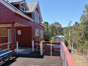 Chiloé-Quemchi Casa con vista al mar y sendero a la playa