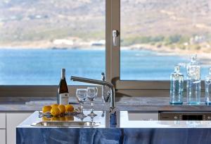 Seafront Luxury Moonlight Villa in South East Crete with Breathtaking Views