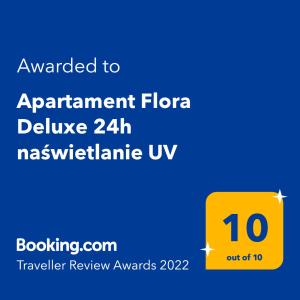 Apartament Flora Deluxe Naświetlanie UV