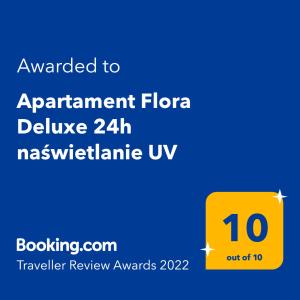 Apartament Flora Deluxe NaÅ›wietlanie UV