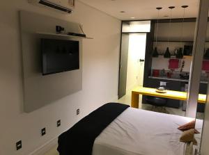 Apto Studio 501 mobiliado com linda vista