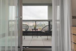 Yellow apartment with PARKING