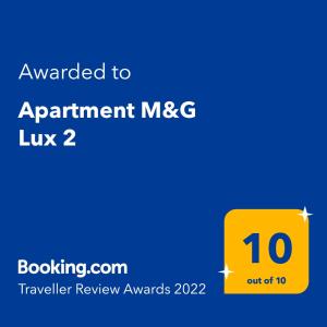 One-Bedroom Apartment room in Apartment M&G Lux 2