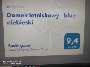 Domek letniskowy - niebieski całoroczny