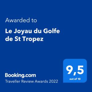 B&B / Chambres d'hotes Le Joyau du Golfe de St Tropez : Studio