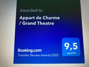 Appartements Appart de Charme / Grand Theatre : photos des chambres