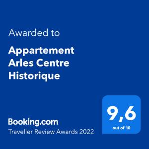 Appartements Appartement Arles Centre Historique : photos des chambres