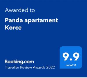 Panda apartament Korce