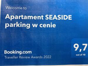 Apartament SEASIDE parking w cenie