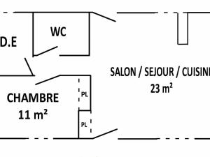 Maisons de vacances Gite Pornic-Le Clion sur Mer, 2 pieces, 2 personnes - FR-1-306-1037 : Maison de Vacances (2 Adultes)