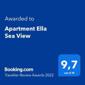 Apartment Ella Sea View