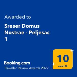 Sreser Domus Nostrae - Peljesac 1