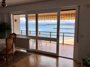 Vistas increibles, en la playa de hondarribia