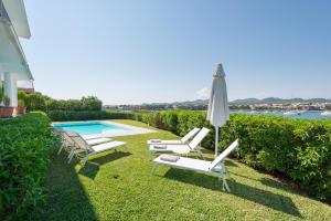 NEW! Villa ESPERANZA, Can Marilla, Front Sea View, Pool, AC, BBQ