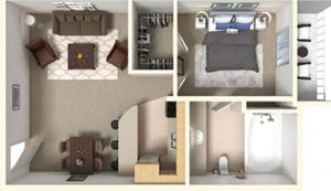 125 Fully Furnished 1BR Suite-Prime Location