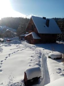 Górski Zakątek z kominkiem i tarasem