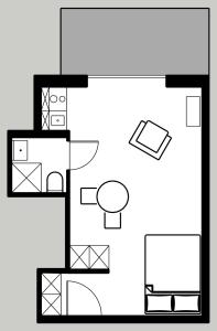 Furnished studio with garden Seefeld close to lake