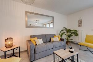 Appartements L'Art de Ville - 2 bedroom near the city center terrace and garage : photos des chambres