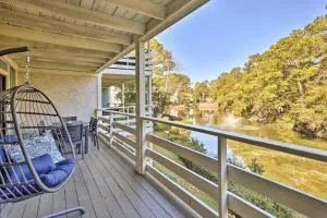Half-Mi to Beach Hilton Head Condo with Lagoon View - Grasslawn Beach