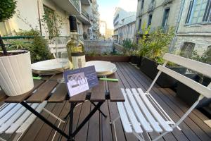 Appartements Gaia - A haven of peace in the city centre roof terace and parking : photos des chambres