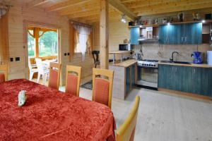 Wooden House by Ostrowieckie Lake with Beach