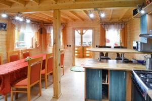 Wooden House by Ostrowieckie Lake with Beach