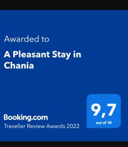 A Pleasant Stay in Chania