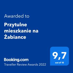 Przytulne mieszkanie na Żabiance