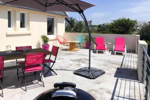 Maisons de vacances Alluring holiday home in Trelevern with private garden : photos des chambres