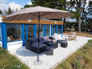 Maisons de vacances Holiday home in a secluded location surrounded by the sea, Hanvec : photos des chambres