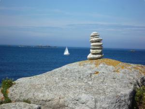 Maisons de vacances Breton stone house very close to the beach, Landeda : photos des chambres