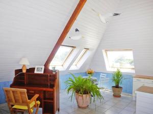 Maisons de vacances Holiday home with sea view, Pordic : photos des chambres