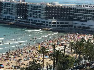 Apartamento con vistas al mar primera linea de playa del Postiguet