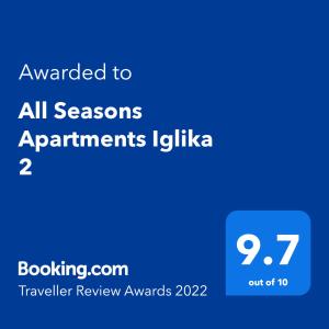 All Seasons Apartments Iglika 2