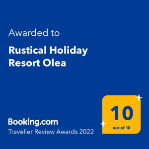 Rustical Holiday Resort Olea