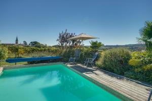 Maisons de vacances Idyllic retreat amid the vines with its own pool : photos des chambres