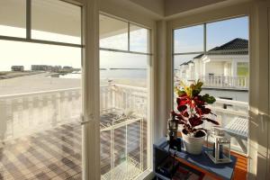 Haus in Olpenitz mit Strand und Meerblick