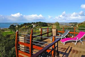 Maisons de vacances Holiday home with sea views, Trebeurden : photos des chambres