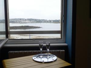 Appartements Modern Holiday apartment with sea view, Plougasnou : photos des chambres