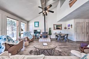 Bright Cloudcroft Condo with Game Room and Deck!