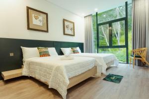 FLAMINGOS VENUS REORT -Xanh Villa - 4 phòng ngủ- Bể bơi riêng-Free vé cổng