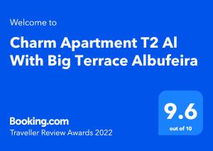 Charm Apartment T2With Big Terrace Albufeira Self check-in