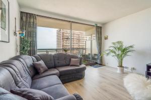 Luxueuze vakantiestudio met zeezicht en terras in Oostende