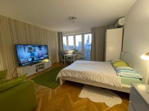 Super Apartament GREEN Rondo ONZ Metro NOWE Wifi 300 Mbs AirCondition Netflix Spotify