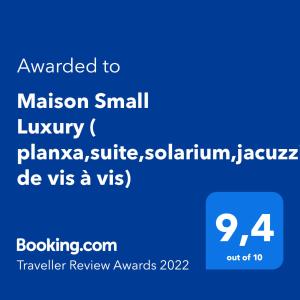 Maisons de vacances Maison Small Luxury ( planxa,suite,solarium,jacuzzi,pas de vis a vis) : photos des chambres