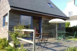 Maisons de vacances Wooden house near the sea, Landeda : photos des chambres